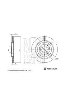 Blue Print Adbp430256 Fren Diski Byd Seal By -seal 4x4 By 14028123-00 Blue Print Adbp430256 Fren Diski Byd Seal By -seal 4x4 By 14028123-00