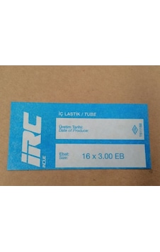 Irc İç Lastik 16x3.00 (EB CR-202) (8507)