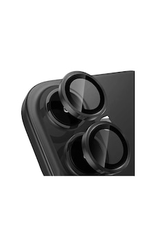 Apple Uyumlu iPad iPhone 16 Plus Zore Mikro Kamera Lens Koruyucu Siyah Apple Uyumlu iPad iPhone 16 Plus Zore Mikro Kamera Lens Koruyucu Siyah