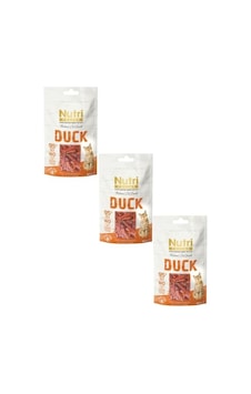 Nutri Feline%95 Ördek Etli Kedi Ödül Maması 50 Gr X 3 Adet Yüksek Protein