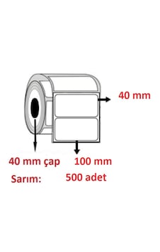 Özsaraç Etiket 40x100 Barkod Etiketi Eko Termal 500 Li Sarım 10 Rulo 5000 Adet Özsaraç Etiket 40x100 Barkod Etiketi Eko Termal 500 Li Sarım 10 Rulo 5000 Adet