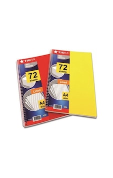 Tigra Spiralli Defter Çizgili 72 Yp A4