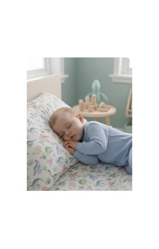 Bambu Müslin Karışımı Dinozor Desenli Bebek Nevresim Takımı 4 Lü Set Ekru - 793086240 Ekru Bambu Müslin Karışımı Dinozor Desenli Bebek Nevresim Takımı 4 Lü Set Ekru - 793086240 Ekru