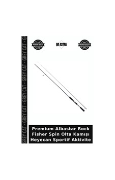 Premium Albastar Rock Fisher Spin Olta Kamışı Heyecan Sportif Aktivite 240cm Premium Albastar Rock Fisher Spin Olta Kamışı Heyecan Sportif Aktivite 240cm