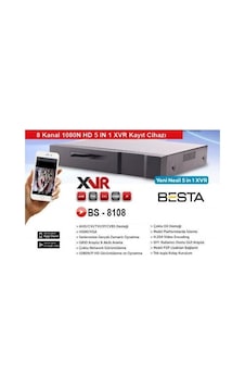 Xvr 8 Kanal Kamera Kayıt Cihazı Kd-8108