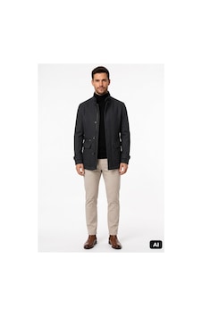 İgs Antrasit Regular Fit Rahat Kalıp Dik Yaka %60 Yün Çift Kapamalı Fermuarlı Ve Kapak Cepli Mont-26250 İgs Antrasit Regular Fit Rahat Kalıp Dik Yaka %60 Yün Çift Kapamalı Fermuarlı Ve Kapak Cepli Mont-26250