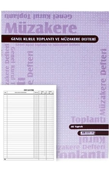 Özkan Armat Genel Kurul Toplantı Ve Müzakere Def. 40 Yp 6 Adet Özkan Armat Genel Kurul Toplantı Ve Müzakere Def. 40 Yp 6 Adet