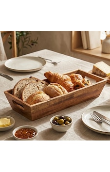 Akasya Ekmek Sepeti 33 X 15 Cm - Dikdörtgen Ahşap Ekmeklik, Sunum Ve Servis Sepeti, Tezgah Ve Kahvaltılık Düzenleyici Çok Renkli Akasya Ekmek Sepeti 33 X 15 Cm - Dikdörtgen Ahşap Ekmeklik, Sunum Ve Servis Sepeti, Tezgah Ve Kahvaltılık Düzenleyici Çok Renkli