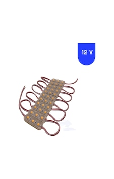 12 Volt 1.5 Watt Mini 3 Lensli Sarı Amber 2835 Smd Led Modül Ip65 10 Adet Modül 12 Volt 1.5 Watt Mini 3 Lensli Sarı Amber 2835 Smd Led Modül Ip65 10 Adet Modül