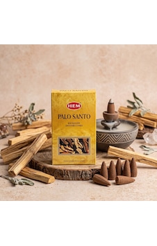 Bakgelal Geri Akışlı Şelale Konik Tütsü 4 Farklı Tütsü Palo Santo, - 9056224613015