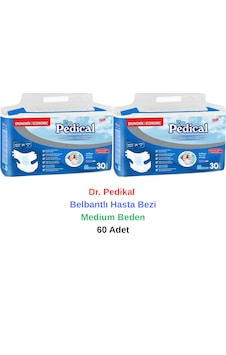 Dr. Pedical - Belbantlı Yaşlı Hasta Bezi Medium Beden 60'lı M Dr. Pedical - Belbantlı Yaşlı Hasta Bezi Medium Beden 60'lı M