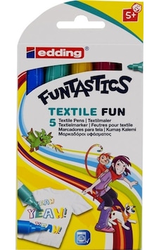 Edding Kumaş Boyama Kalemi Funtastıcs 5 Li Set Ed17K599 Edding Kumaş Boyama Kalemi Funtastıcs 5 Li Set Ed17K599