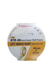 Yıldızlar Byb-06 Çift Tarafli Filmik Bant 48 Mm 25 Mt Yıldızlar Byb-06 Çift Tarafli Filmik Bant 48 Mm 25 Mt