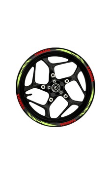 Yamaha Kırmızı Yazılı Neon Fıstık Yeşili Pençe Şeritli Yamaha Kırmızı Yazılı Neon Fıstık Yeşili Pençe Şeritli