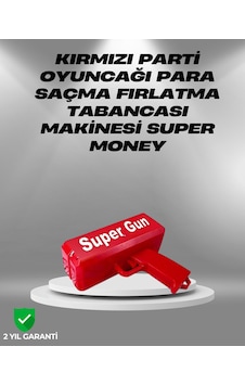 Dolar Boyutunda Kâğıt Atışı Yapan Pil İle Çalışan Oyuncak Tabanca Dolar Boyutunda Kâğıt Atışı Yapan Pil İle Çalışan Oyuncak Tabanca