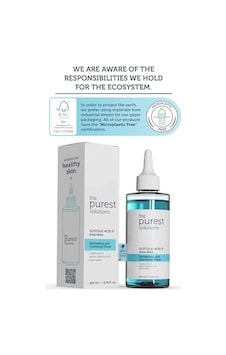 The Purest Solutions, Gözenek Ve Siyah Nokta Görünümünü Azaltmaya Yardımcı Arındırıcı Tonik,%5 Glikolik Asit, Aha, Bha, 200 Ml The Purest Solutions, Gözenek Ve Siyah Nokta Görünümünü Azaltmaya Yardımcı Arındırıcı Tonik,%5 Glikolik Asit, Aha, Bha, 200 Ml