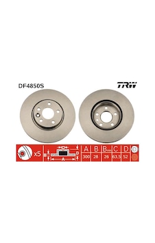 Trw Ön Fren Diski Mondeo 4 S-max . Land Rover Freelander 2 L359 Range Rover Evoque L538 Trw Df4850s Lr000571-7g91 1125 Ba Trw Ön Fren Diski Mondeo 4 S-max . Land Rover Freelander 2 L359 Range Rover Evoque L538 Trw Df4850s Lr000571-7g91 1125 Ba