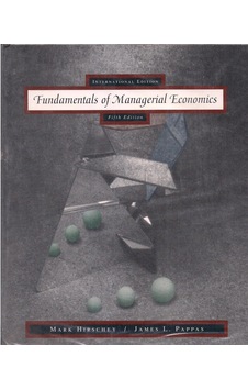 Fundamentals Of Managerial Economics Fifth Edition