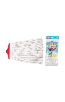 Moqpass Endüstriyel İp Mop Medium Beyaz Moqpass Endüstriyel İp Mop Medium Beyaz
