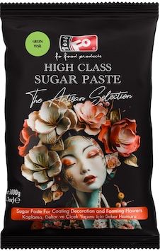 Yeşil High Class Kaplama, Dekor Ve Çiçek Yapımı İçin Şeker Hamuru 1 Kg Yeşil High Class Kaplama, Dekor Ve Çiçek Yapımı İçin Şeker Hamuru 1 Kg