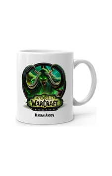 Kişiye Özel World Of Warcraft Legion Beyaz Kupa Bardak - 1 Kişiye Özel World Of Warcraft Legion Beyaz Kupa Bardak - 1