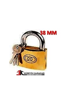 Trı-ckler Sarı Asma Kilit 38 Mm Trı-ckler Sarı Asma Kilit 38 Mm
