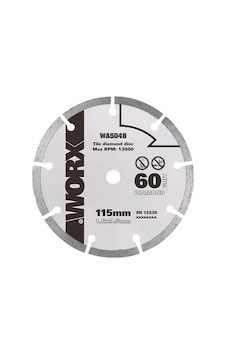 WORX WA5048 115x9,5mm Fayans, Seramik, Mermer Kesme Soketli Elmas Daire Testere Bıçağı WORX WA5048 115x9,5mm Fayans, Seramik, Mermer Kesme Soketli Elmas Daire Testere Bıçağı