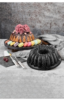 Polochef Damla Döküm Granit Kek Kalıbı Siyah 26 Cm Siyah Polochef Damla Döküm Granit Kek Kalıbı Siyah 26 Cm Siyah