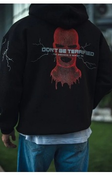 Modi Green Siyah Oversize Sweatshirt Baskılı Erkek Sokak Stili Üç İplik Kapü 2XL Modi Green Siyah Oversize Sweatshirt Baskılı Erkek Sokak Stili Üç İplik Kapü 2XL