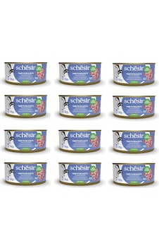 Schesir Ton Ve Ringa Balıklı Tam Ve Dengeli Kedi Konserve Jöleli 140 Gr. X 12 Adet Schesir Ton Ve Ringa Balıklı Tam Ve Dengeli Kedi Konserve Jöleli 140 Gr. X 12 Adet