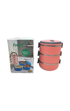 Koyu Pembe 3lü Sefer Tası Saklama Kabı 1.8lt 5047 Altın Koyu Pembe 3lü Sefer Tası Saklama Kabı 1.8lt 5047 Altın