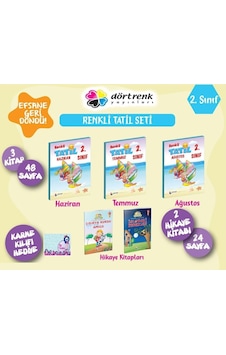 Dörtrenk 2. Sınıf Yaz Tatil Kitabı Seti 6 Parça