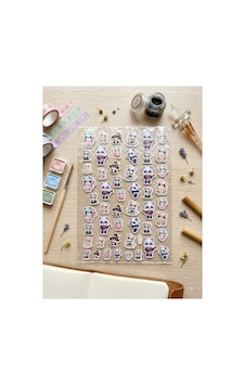 50 Adet Kabartmalı Panda Figürlü Sticker 1 Sayfa Diğer 50 Adet Kabartmalı Panda Figürlü Sticker 1 Sayfa Diğer