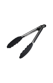 Qerhome Metal Saplı Silikon Uçlu Servis Maşası 25 Cm Qerhome Metal Saplı Silikon Uçlu Servis Maşası 25 Cm