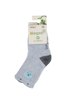 Biorganic Cute Bear 2'li Bebek Çorabı 68378 Mint Yeşili