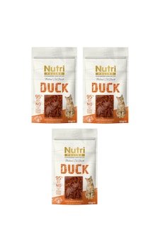 Nutri Feline Duck Ördek Etli Tahılsız Kedi Ödülü 50 Gr. X 3 Adet Nutri Feline Duck Ördek Etli Tahılsız Kedi Ödülü 50 Gr. X 3 Adet