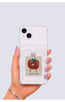 Hepsi Apple iPhone Uyumlu 13 Kartlıklı Tomato Desenli Kılıf Najmaddin Çok Renkli Hepsi Apple iPhone Uyumlu 13 Kartlıklı Tomato Desenli Kılıf Najmaddin Çok Renkli