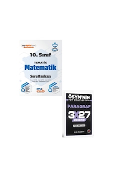 Çap 2027 10. Sınıf Matematik Tematik Soru Bankası+ Evp Akademi Paragraf