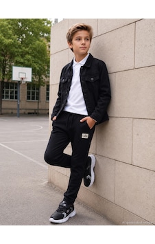 Civil Boys Civil Erkek Çocuk Basic Eşofman Altı Fırçalı 2 İp Okul Kreş Ve Günlük Kullanım - Siyah Civil Boys Civil Erkek Çocuk Basic Eşofman Altı Fırçalı 2 İp Okul Kreş Ve Günlük Kullanım - Siyah