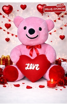 Sevgililer Günü Peluş Oyuncak Hediyelik Kırmızı Love Kalpli Peluş Ayıcık 50 Cm Pembe-kalpli Pembe Ayıcık Sevgililer Günü Peluş Oyuncak Hediyelik Kırmızı Love Kalpli Peluş Ayıcık 50 Cm Pembe-kalpli Pembe Ayıcık