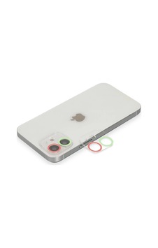 iPhone Uyumlu 12 Mini Renkli Kamera Lens Koruma Cam - Yeşil-pembe iPhone Uyumlu 12 Mini Renkli Kamera Lens Koruma Cam - Yeşil-pembe