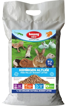 Bonny Nice Doğal Pelet Tavşan Kafes Altlığı 5 Kg 9L Bonny Nice Doğal Pelet Tavşan Kafes Altlığı 5 Kg 9L