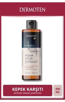 Dermoten Kepek Karşıtı Şampuan 400 Ml Çay Ağacı Yağı Ve Piroctone Olamine Kepekli