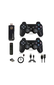 Gc-06 5g 8k Ultra Hd 64 Gb Tv Box + Game Box Android Tv + Oyun Konsolu Atari 2 İn1