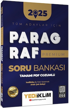 Yediiklim 2025 Tüm Adaylar İçin Paragraf Premium Soru Bankası Yediiklim 2025 Tüm Adaylar İçin Paragraf Premium Soru Bankası