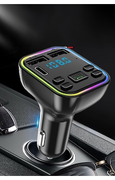 Fm Handsfree Bluetooth Modülatör Mp3 Player Type-c Çıkışlı Araç Şarj Aleti Fm Handsfree Bluetooth Modülatör Mp3 Player Type-c Çıkışlı Araç Şarj Aleti