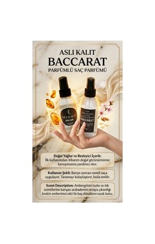 Baccarat Parfümlü Saç Bakım Yağı Doğal Yağlardan Hair Care Saç Parfümü 150ml Baccarat Parfümlü Saç Bakım Yağı Doğal Yağlardan Hair Care Saç Parfümü 150ml