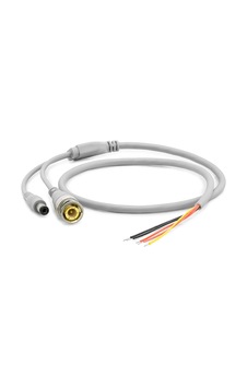 60cm Ölçülü Power Jak Kablo Dc + Bnc Beyaz 60cm Ölçülü Power Jak Kablo Dc + Bnc Beyaz