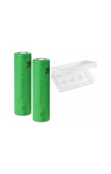 Sony US18650VTC4 2100 mAh 3.7 V 30A Şarj Edilebilir Pil 2'li + Pil Kutusu Sony US18650VTC4 2100 mAh 3.7 V 30A Şarj Edilebilir Pil 2'li + Pil Kutusu