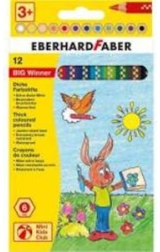 Eberhard Faber Big Winner Jumbo Kuru Boya Kalemi 12Li 518712 Eberhard Faber Big Winner Jumbo Kuru Boya Kalemi 12Li 518712